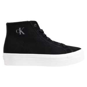 Calvin Klein Jeans Black Suede Leather Sneaker