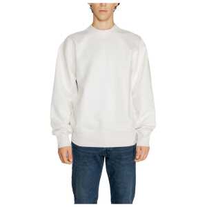 Calvin Klein Jeans White Recycled Cotton Sweater