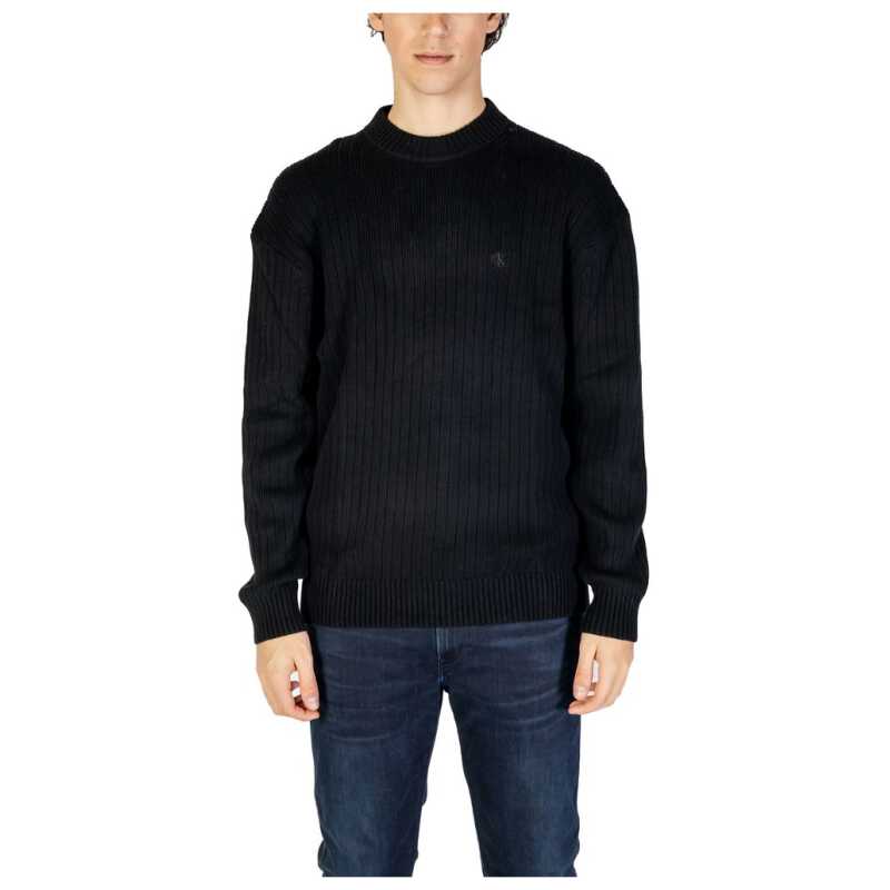 Calvin Klein Jeans Black Cotton Sweater, theFeinheit