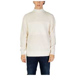 Calvin Klein Jeans Cream Cotton Sweater