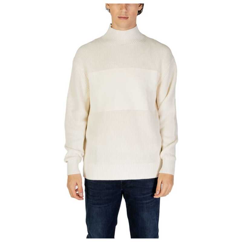 Calvin Klein Jeans Cream Cotton Sweater, theFeinheit