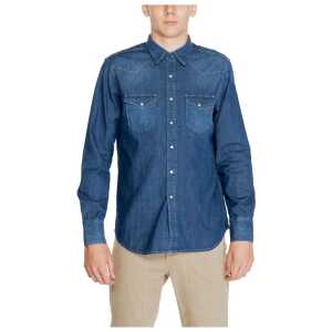 Replay Blue Cotton Shirt