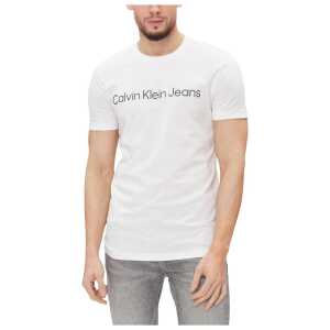 Calvin Klein Jeans White Cotton T-Shirt