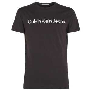 Calvin Klein Jeans Black Cotton T-Shirt