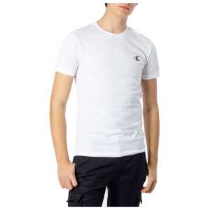 Calvin Klein Jeans White Cotton T-Shirt