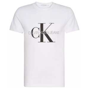 Calvin Klein Jeans White Cotton T-Shirt