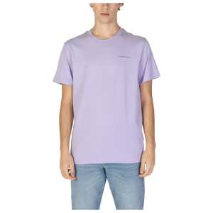 Calvin Klein Jeans Purple Cotton T-Shirt