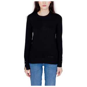 Guess Black Cotton Tops & T-Shirt