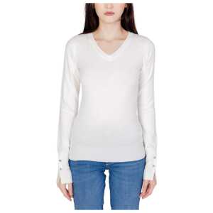 Guess White Cotton Tops & T-Shirt
