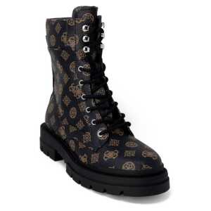 Guess Brown Artificial Leather Boot