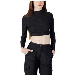 Calvin Klein Jeans Black Recycled Polyester Tops & T-Shirt