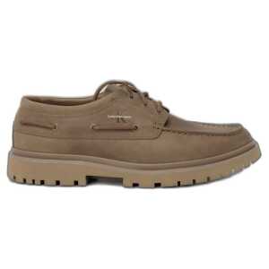 Calvin Klein Brown Leather Casual