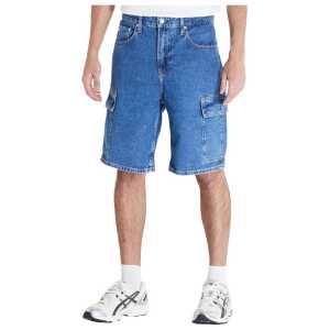 Calvin Klein Jeans Blue Cotton Short