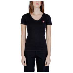Guess Black Cotton Tops & T-Shirt