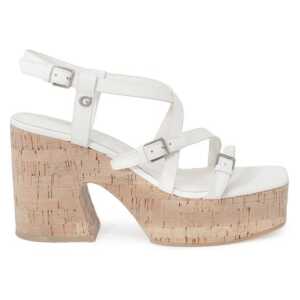 Guess Beige Leather Sandal