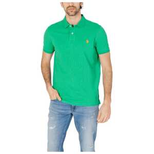 U.S. POLO ASSN. Green Cotton Polo Shirt