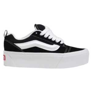 Vans Black And White Suede Leather Sneaker