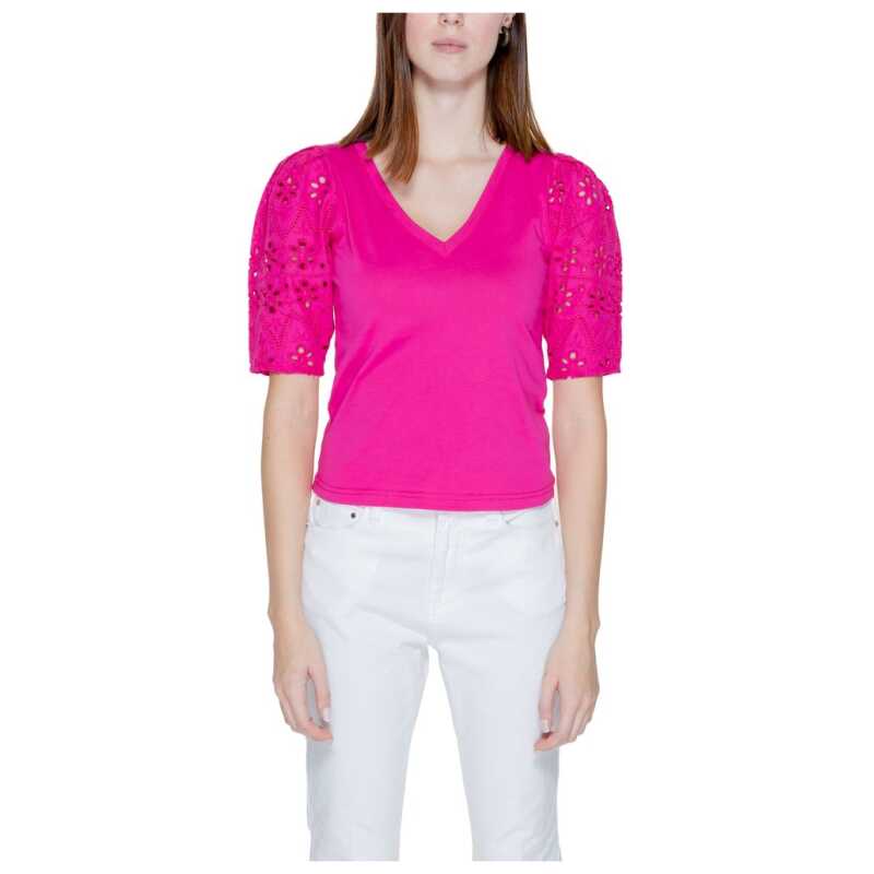 Morgan De Toi Pink Cotton T-Shirt, theFeinheit