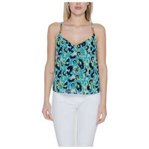 Morgan De Toi Turquoise Polyester Tops & T-Shirt