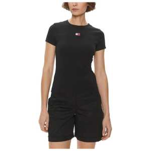 Tommy Hilfiger Jeans Black Cotton Tops & T-Shirt