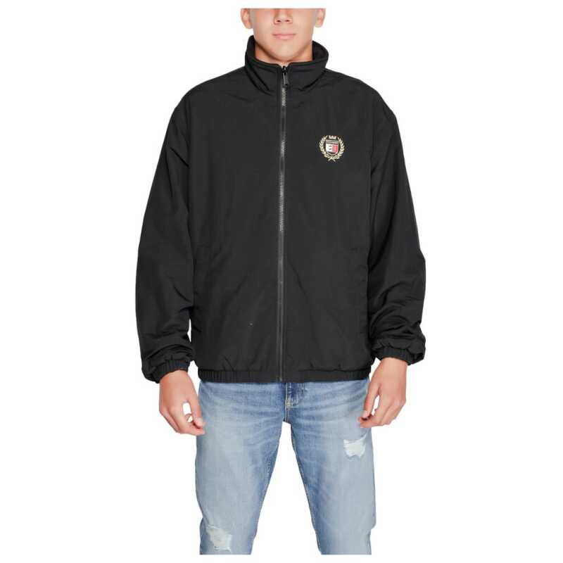 Tommy Hilfiger Jeans Black Recycled Polyester Jackets &amp; Coat, theFeinheit