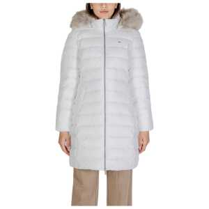 Tommy Hilfiger Jeans White Recycled Polyester Jackets & Coat