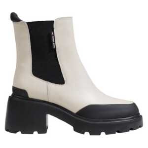 Tommy Hilfiger Jeans Beige Leather Boot