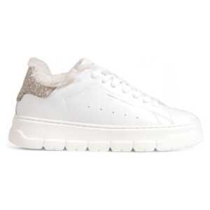 Crime London White Leather Sneaker