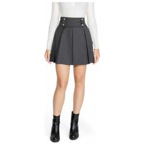Morgan De Toi Gray Polyester Skirt