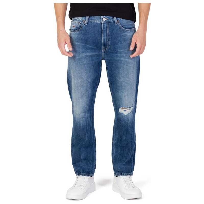 Tommy Hilfiger Jeans Blue Cotton Slim Fit Jean, theFeinheit