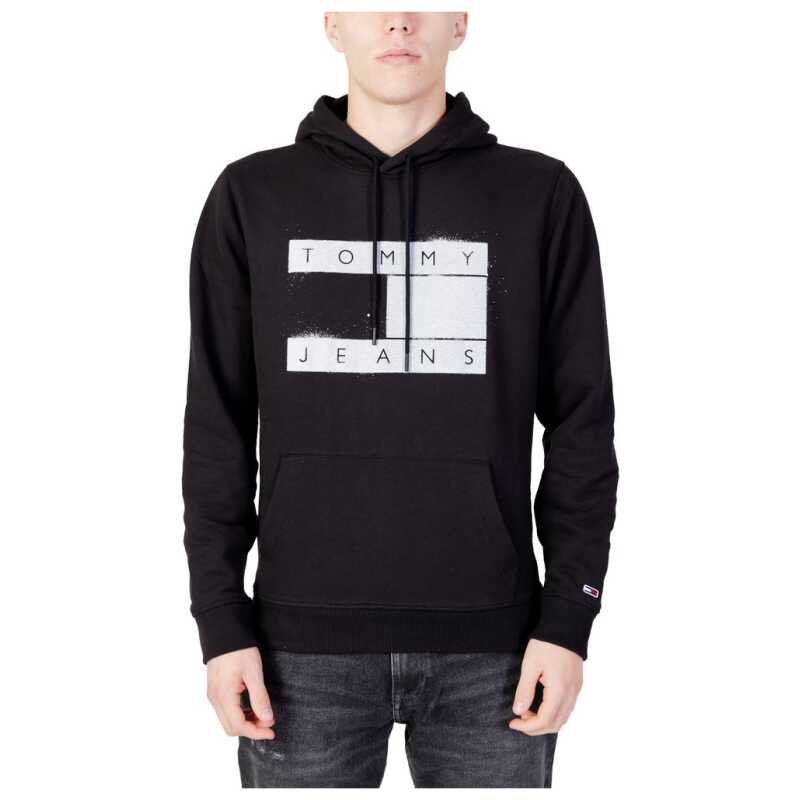 Tommy Hilfiger Jeans Black Organic Cotton Hoody, theFeinheit