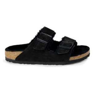 Birkenstock Black Suede Leather Sandal