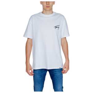 Tommy Hilfiger Jeans White Cotton T-Shirt