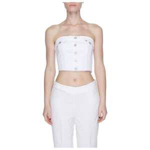 Tommy Hilfiger Jeans White Recycled Cotton Tops & T-Shirt