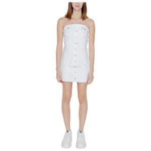Tommy Hilfiger Jeans White Recycled Cotton Dress