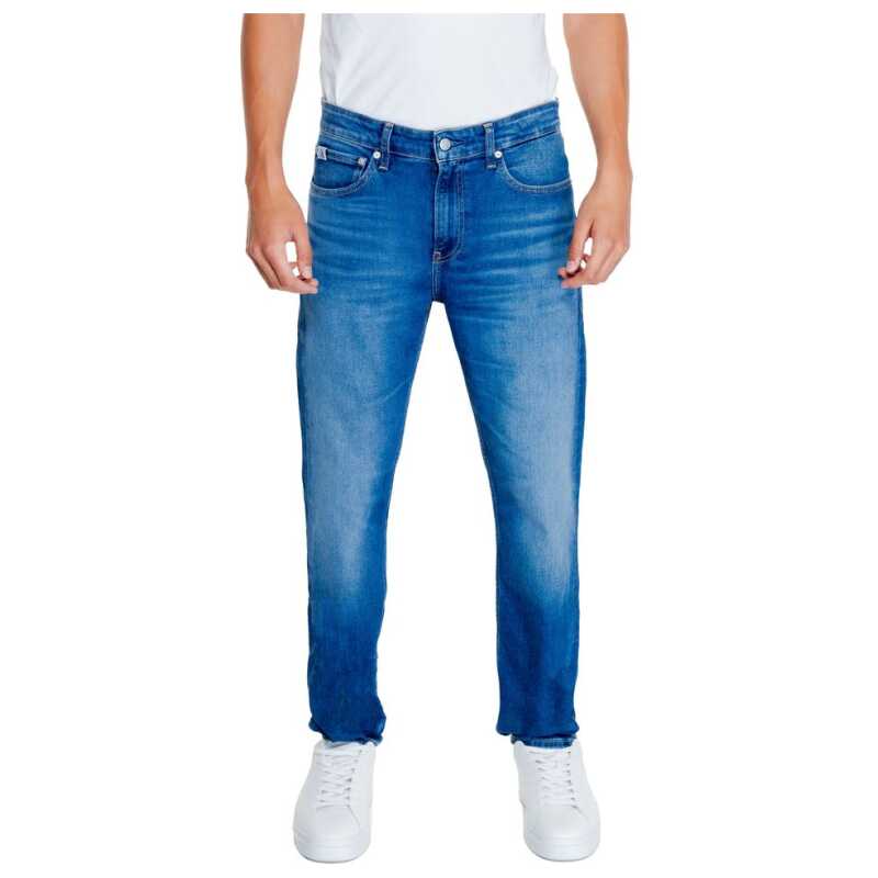 Calvin Klein Jeans Blue Recycled Cotton Jeans &amp; Pant, theFeinheit