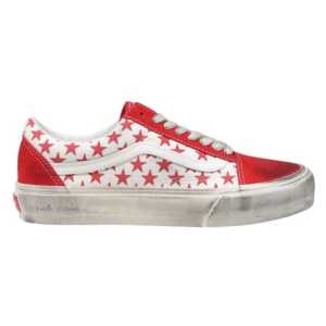 Vans Red Suede Leather Sneaker