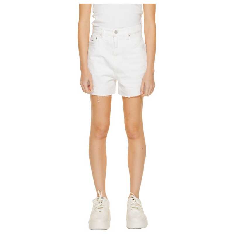 Tommy Hilfiger Jeans White Recycled Cotton Short, theFeinheit
