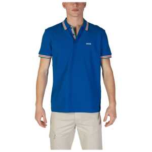 Hugo Boss Blue Cotton Polo Shirt
