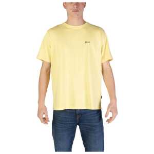 Hugo Boss Yellow Cotton T-Shirt