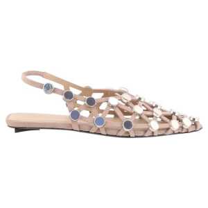 The Attico Grid Ballerinas