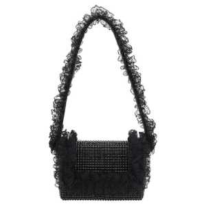 Self-Portrait Crystal Lace Shoulder Bag