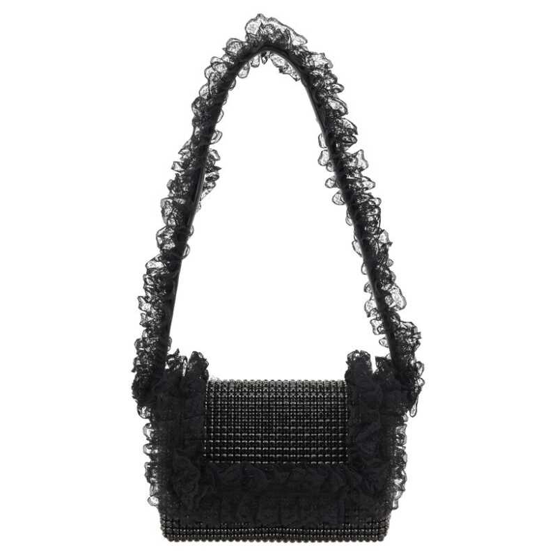 Self-Portrait Crystal Lace Shoulder Bag, theFeinheit