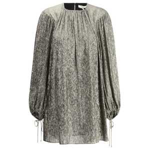 Chloé Silk lamé mini Dress