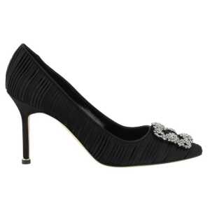 Manolo Blahnik Satin Hangisi Pumps
