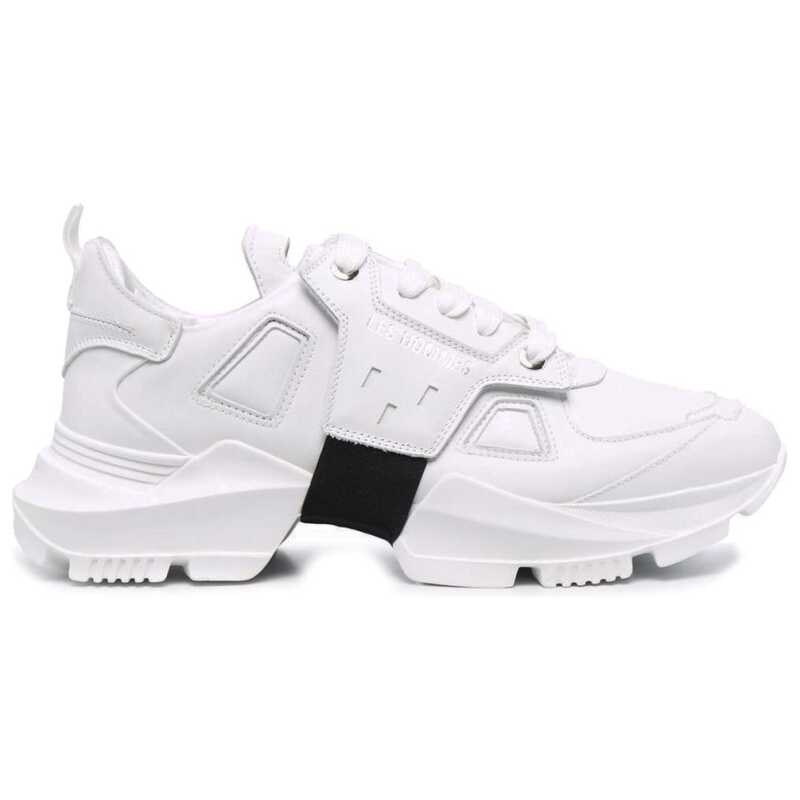 Les Hommes White Calfskin Men Sneaker, theFeinheit