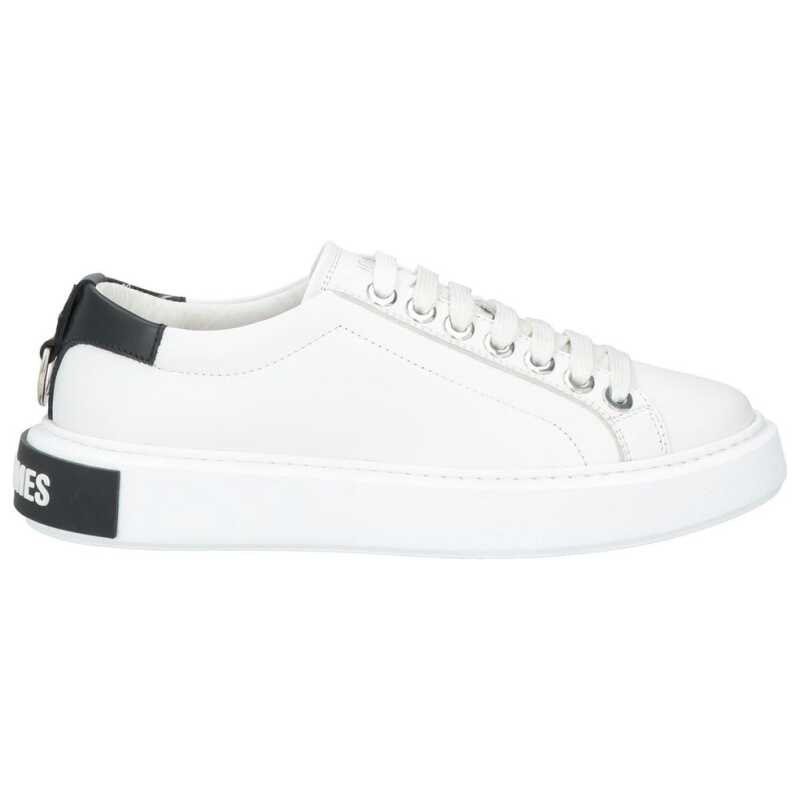 Les Hommes White Calfskin Men Sneaker, theFeinheit