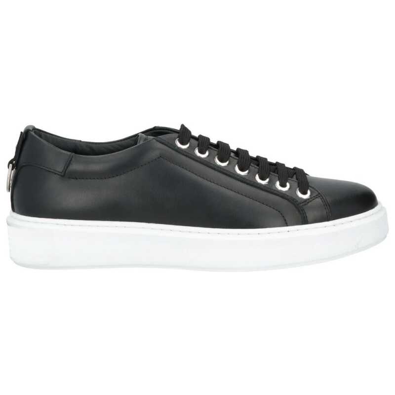 Les Hommes Black Calfskin Men Sneaker, theFeinheit