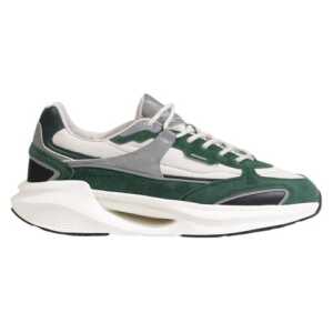 D.A.T.E Green Leather Sneaker
