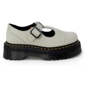 Dr. Martens Green Suede Leather Flat Shoe